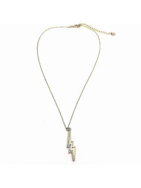 16 inch 14k gold filled chain with lightening bolt